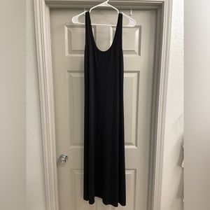 Storq black tank maxi dress size 1